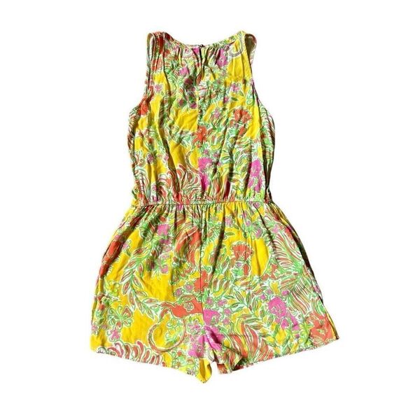 LILLY PULITZER FOR TARGET CHALLIS ROMPER HAPPY PLACE - Picture 3 of 5